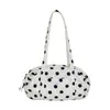 Bolso de Hombro de Lunares Estilo Coreano de Nicho de Hombro Único para Mujer, Bolso de Hombro para Mujer de Gran Capacidad, Bolso Cruzado Casual de Moda para Mujer