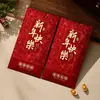 2027 Ano Novo do Carneiro Envelopes Vermelhos Mil Yuan Carneiro de Desenho Animado Zodíaco Fofo Criativo Festival da Primavera Envelopes de Dinheiro da Sorte Sacos de Envelopes Vermelhos de Ano Novo
