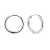 Europa y Estados Unidos transfronterizo 18K brillo dorado retro moda simple acero inoxidable hebilla de oreja todo partido anillo redondo hebilla de oreja