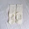 Calcetines de Yoga y Pilates sin Talón para Mujer, Calcetines de Encaje Profesionales Antideslizantes de Media Pantorrilla para Danza, Ejercicio, Fitness, Calcetines de Piso para Adultos