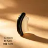 Peine de Masaje de Cuerno de Sándalo Morado para Lifting Facial y Masaje de Belleza, Tabla Raspadora Universal de Cuerno para Todo el Cuerpo, Peine de Meridianos