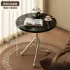 Mesa de centro móvel e ajustável, mesa lateral de sofá, prateleira de ardósia minimalista para sala de estar e quarto, mesinha de varanda