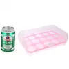 Caja de Almacenamiento de Huevos Anticolisión de 15 Compartimentos Estilo Japonés Caja de Conservación para Almacenamiento de Huevos en Refrigerador Portátil Bandeja para Huevos Soporte para Huevos