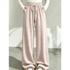 Shaoxing - 2026 Pantalones Casuales para Mujer DeRong 270g Pantalones Sencillos Bolsillo Doble Serie de Pantalones de Rayas Verticales Finas Teñidos en Hilo