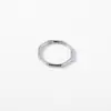 Directo de fábrica popular acero de titanio anillo de bambú acero inoxidable anillo simple oro de 18k joyería DIY