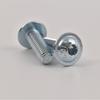 Tornillos de Cabeza Pandeada Acolchada Galvanizados Grado 10.9 7380-2 Pernos de Copa Redonda con Recubrimiento de Zinc Blanco