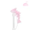 Explosión transfronteriza accesorios para tapa de pajita de impresión 3D dragón de roca de cristal pequeño de dos patas juguete de descompresión nuevo extraño regalo creativo