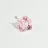 Colgante de cubito de hielo tridimensional de simulación en miniatura pendientes colgantes de alta transparencia accesorios para llaveros joyería materiales hechos a mano para DIY