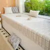 Cojín Estilo Crema para Ventana Saliente Cojín para Dormitorio Balcón Artefacto de Renovación de Ventana Saliente Universal para Todas las Estaciones Nuevo 2026 Cojín Antideslizante para Repisa de Ventana