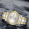Reloj de Cuarzo para Hombre Liso de Fábrica Moda Versátil Resistente al Agua Luminoso Doble Calendario Escala Romana Reloj Personalizado para Hombre