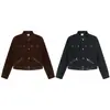 Nuevo Producto 2025 Chaqueta Casual de Color Puro para Hombre Popular Juvenil Cuello Alto Chaqueta con Forro de Terciopelo Suministro de Chaquetas Venta al por Mayor 10