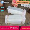 4 * 25CM OPP slim saco atacado saco transparente estreito 5 colher de seda pauzinhos saco de embalagem em estoque 1000 pcs