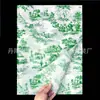 28 gramas de papel couché impresso engrossado padrão primavera papel de embrulho papel de embrulho porcelana papel quadrado spot atacado