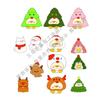 Dibujo animado navideño animal cerdo muñeco de nieve árbol de Navidad pato adorable micropaisaje árbol de Navidad adornos de nieve accesorios de bola de cristal