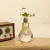 Adornos Creativos para Regalo al por Mayor Botellas de Bebida de 200ml Botellas de Té de Leche Botellas de Vidrio para Bebida con Forma de Bombilla 150ml Fabricante