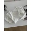 Camiseta Feminina Manga Curta Botões Decote V Clareadora! Versátil de Verão Cor Sólida Emagrecedora Petite Ombro Normal Casual Top Tee