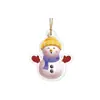 Decoração de Acrílico Boneco de Neve Transfronteiriço Enfeites para Árvore de Natal Decorações para Festas de Fim de Ano Pingentes de Desenho Animado Decorações de Natal