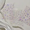 Pegatinas Metálicas para Manicura DIY Pegatinas para Uñas Estilo Ballet Estilo Exquisito Bordado Rosa Joyería Material Accesorios para Uñas Portátiles