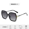 Gafas de sol de montura grande nuevas de fábrica para mujer, personalidad, encanto, gafas de sol con protección solar, alto sentido, gafas de sol polarizadas HD al por mayor