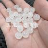 Colgante de jade Xinjiang Hetian cuentas de grano de jade blanco cuentas sueltas roca de cuarzo Jade Oro Jade pulsera en relieve collar cuentas sueltas