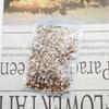 Broca de uñas Fantasma de la Ópera dorada al por mayor con forma de vidrio champán fondo plano broca red de amor broca gota de agua decoraciones de uñas