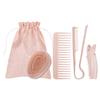 Peine Alisador de Cabello de Paja de Trigo Férula Peine Alisador de Cabello Peine Plegable Suministros para Peinar el Cabello Peine Portátil Top