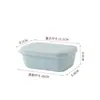 Caja de Jabón para Viaje Adaptador Redondo Hongwei Caja de Jabón de Grasa de Cordero con Tapa Impermeable Sellada Jabón Hecho a Mano Limpieza Caja de Jabón con Drenaje