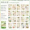 Yuexuan Delicioso Momento Película de Corte Pegatinas Libro de Pegatinas para Diario Pegatinas Transfronterizas Libro de Pegatinas para Niños Materiales para Paisajismo DIY
