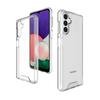 Funda para Samsung A13 con diseño de carcasa espacial, transparente, con cuatro esquinas, anticaídas, suave TPU + PC, 2 en 1, protectora