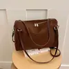 Bolsa Tote de Gran Capacidad Simple de Venta Caliente Transfronteriza para Mujer 2026 Nueva Bolso Retro de Hombro Único Cruzado de Hombro Bolso para Mujer