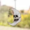 Transfronterizo Nuevo Producto Acrílico Halloween Trampa de Luz Diurna Calabaza Cráneo Redondo Fantasma Murciélago Cuervo Decoración