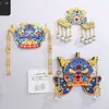 Museo de la Ciudad Prohibida de Beijing Corona de Fénix de Metal Cultural y Creativa Imanes para Refrigerador Venta al por Mayor Xi'An Nanjing Shanghái Souvenirs Turísticos