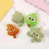 Lindo Colgante de Peluche de Hoja de Arce Kawaii Hoja de Árbol Wutong Muñeca Pequeña Colgante para Bolso Llavero Colgante de Muñeca Pequeña