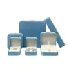 Caja de Packaging de Terciopelo de Fábrica para Joyería Caja Octogonal Lista para Fiestas Caja de Packaging para Joyería Collar Pulsera