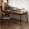 Escritorio Grueso de Madera Maciza para el Hogar, Escritorio Simple para Computadora, Escritorio de Estudio de Madera Original, Escritorio para Estudiante, Escritorio de Oficina para Dormitorio
