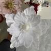Flores de Decoração de Natal com Lantejoulas Rosa Magnólia Simulada Decorações de Natal Magnólia de Natal Flores de Natal Atacado