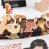 Paquete de Pegatinas Brillantes Momento Lindo de Mascota Gato y Perro Lindos Material de Decoración para Diario Pegatinas Troqueladas Calcomanías de Dibujos Animados