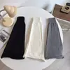 Calcetines de Otoño e Invierno para Mujer, Calcetines Blancos Holgados, Calcetines Cálidos para Pantorrilla Estilo Jk, Calentadores de Piernas Holgados Estilo Perezoso Talla Grande, Calcetines Largos Y2K