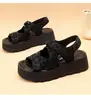Nuevas Sandalias de Verano 2026 con Suela Gruesa para Aumentar la Altura para Mujeres, Perfectas para Combinar con Vestidos, Sandalias Romanas de Cuña Súper Populares Estilo Coreano