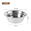 Comedero de Silicona para Mascotas, Doble Capa para Gatos y Perros, Antideslizante, Antivuelco, Contenedor de Comida para Gatos y Perros, Alimentador Separado de Acero Inoxidable para Gatos y Perros