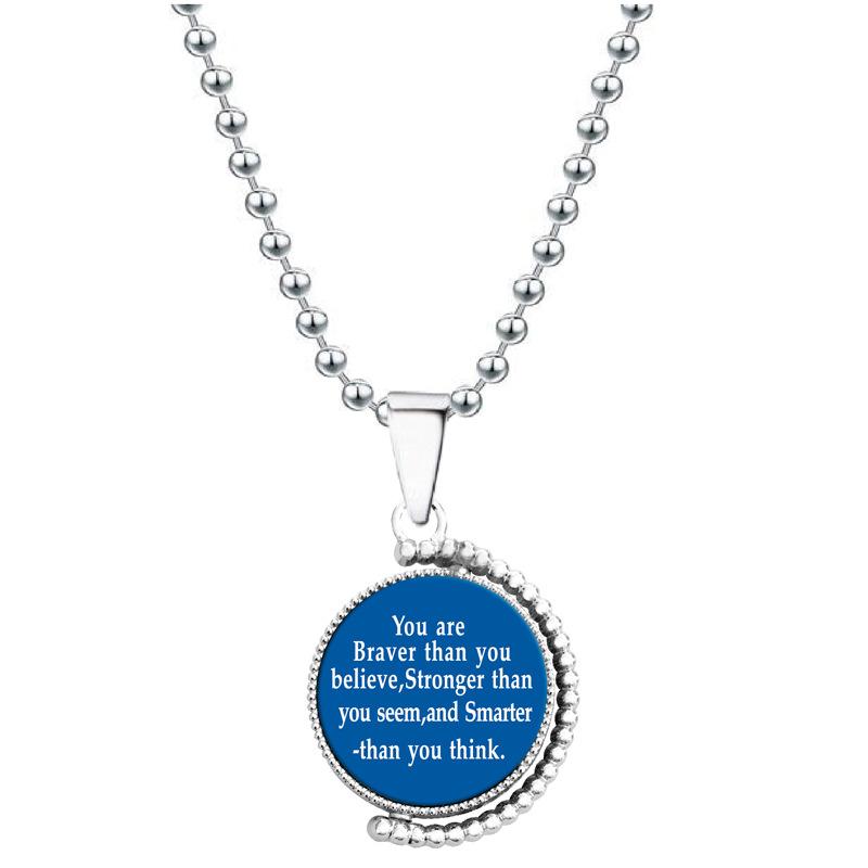 月亮吊坠 蓝 YL0005