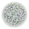 Cuentas acrílicas de estrella de cinco puntas de 4*7mm, cuentas sueltas monocromáticas, pulsera de la amistad con cuentas, materiales hechos a mano, accesorios para joyería DIY