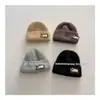 2026 Nuevo Suéter de Punto para Otoño/Invierno Gorro de Moda Cálido que Protege los Oídos Gorro de Lana con Lazo de Punto