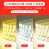 Tira de Luces LED Sala de Estar Hogar Techo Luz Tricolor Super Brillante Decorativa Luz Lineal Exterior 220V Tira de Luces Autoadhesiva