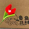 Ramo de Varilla Retorcida, Rosas Hechas a Mano, Lirios, Tulipanes, Caquis, Girasoles, Flores de Mano