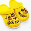 Zapatos de Agujeros de Halloween Zapatos Flor Hebilla de Zapato Cruz Sentido de Alta Gama Accesorios Pvc Fantasma Calabaza Amazon Producto Nuevo Transfronterizo