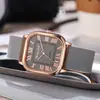 Nuevo Explosiones Moda Cuadrado Correa de Reloj para Mujer Escala Romana Cuarzo Antiguo Joker Reloj para Mujer Venta al por Mayor