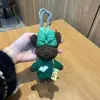 Pendente de Urso de Pelúcia com Corda Colorida Dongdaemun Coreano Brinquedo Artesanal Boneca Pequena Charme de Bolsa Boneca Pingente de Celular