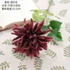 Flores dália artificiais para atacado, plantas verdes, decorações de casamento e itens de artesanato em estilo INS, fabricados para vendas transfronteiriças