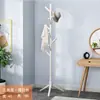 Perchero de Madera Maciza para Dormitorio, Perchero Doméstico de Pie, Gancho Simple para Dormitorio Estudiantil, Almacenamiento de Habitación y Tendedero